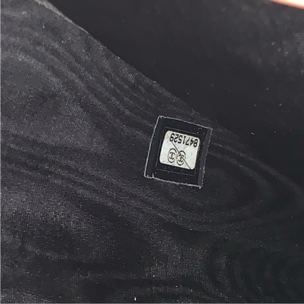 Chanel Black Leather Clutch with Chain Strap - Picture 10 of 11